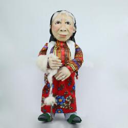 e38 HAND WORKED DECOR DOLL 50 cm - 5872 - e38