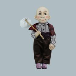 e38 HAND WORKED DECOR DOLL 50 cm - 5874 - e38