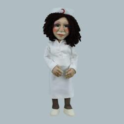 e38 HAND WORKED DECOR DOLL 52 cm - 5875 - e38