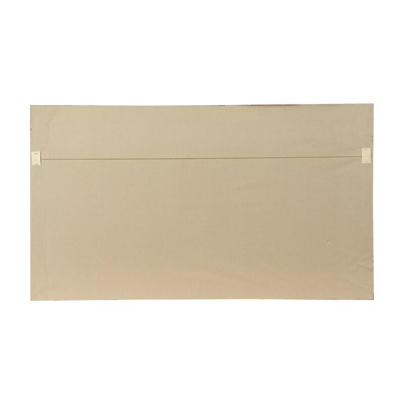 e38 HAND WORKED FABRIC PAINTING PAINTING 105 x 59 cm - 6088 - 3