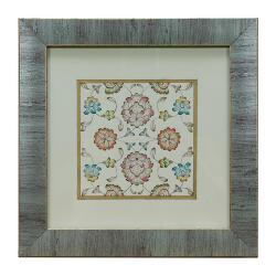 e38 HAND WORKED SHIKAF COLORED HALKAR ILLUMINATION PAINTING 25 x 25 cm - 6038 - e38