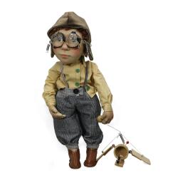 e38 HAND WORKED VECHI DECOR DOLL 44 cm - 6024 - e38