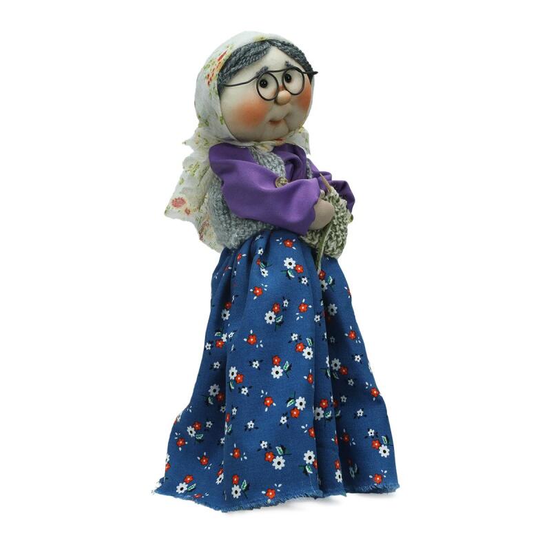 e38 HANDCRAFTED GRANDMA DECOR DOLL 32 CM - 6236 - 2
