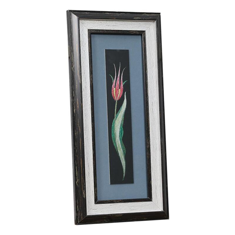 e38 HANDICRAFT WATERCOLOR PAINTING 16x33 cm - 6208 - 2