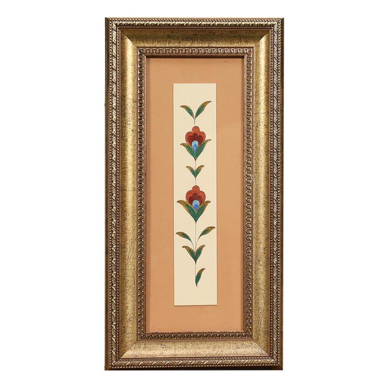 e38 HANDICRAFT WATERCOLOR PAINTING 16x33 cm - 6212 - 1