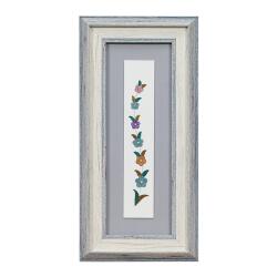 e38 HANDICRAFT WATERCOLOR PAINTING 16x33 cm - 6216 - 1