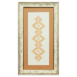 e38 HANDICRAFT YUGOSLAVIA EMBROIDERY TABLE 58x33 cm - 6233 - e38