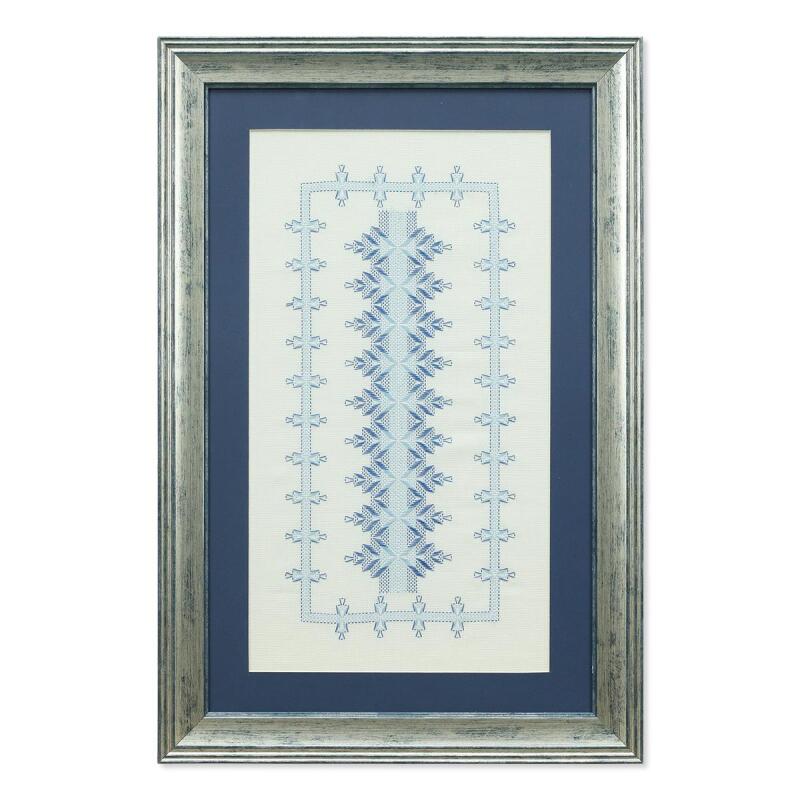 e38 HANDICRAFT YUGOSLAVIA EMBROIDERY TABLE 62x42 cm - 6232 - 1