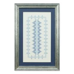 e38 HANDICRAFT YUGOSLAVIA EMBROIDERY TABLE 62x42 cm - 6232 - e38