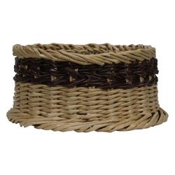 e38 HANDMADE PAPER ROPE BASKET WEATHER 18*18 cm - 6178 - e38