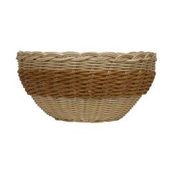 e38 HANDMADE wicker rope basket braid 24*24 cm - 6176 - e38