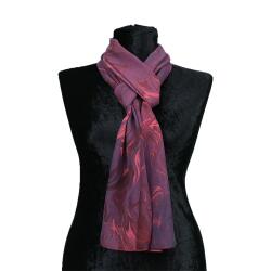 e38 HANDMADE WOMEN'S COLORED MARBLED SHAWL 176*70 cm - Ş0132 - e38