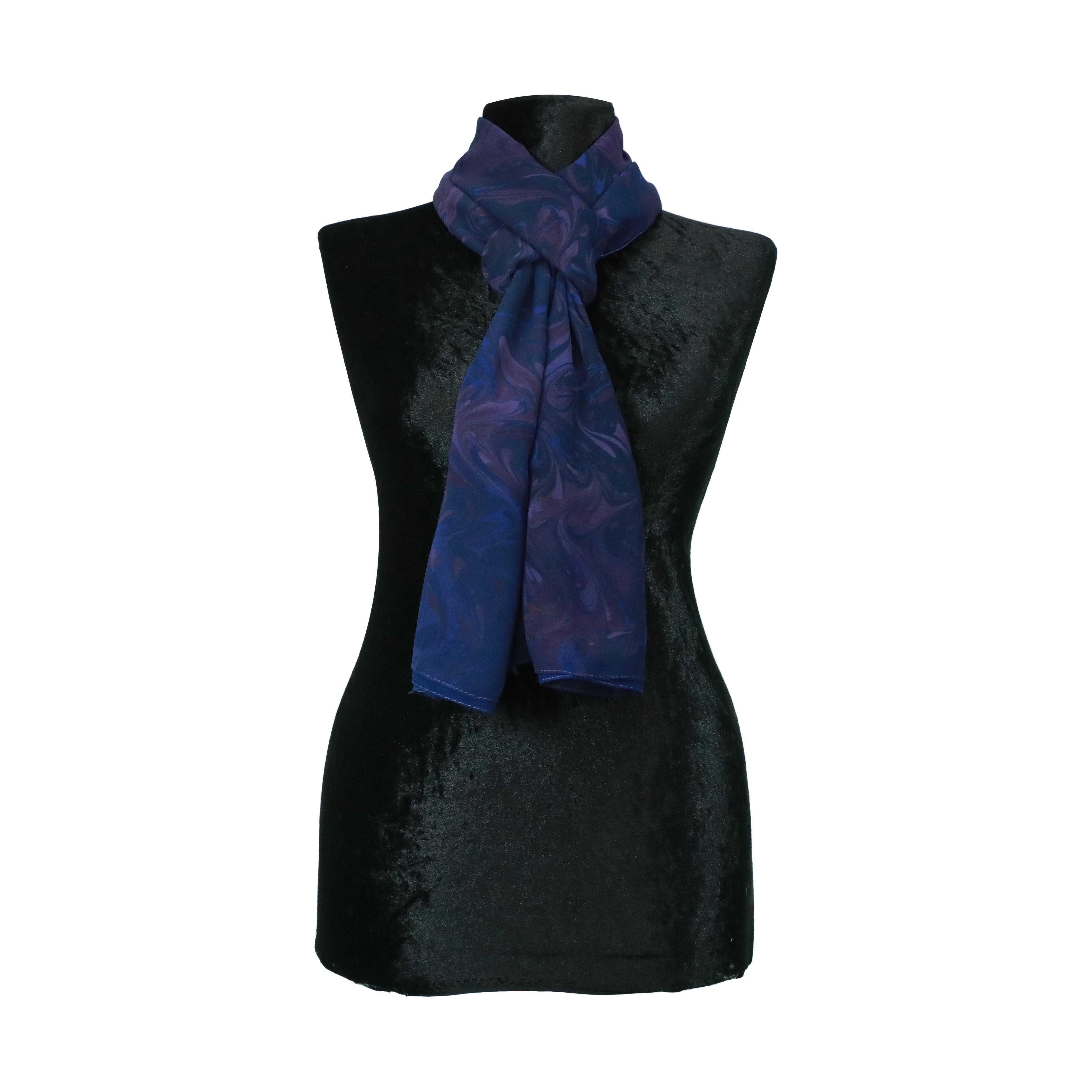 e38 EL İŞÇİLİĞİ  KADIN RENKLİ EBRU ŞAL 176*70 cm- Ş0129