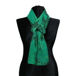 e38 EL İŞÇİLİĞİ KADIN RENKLİ EBRU ŞAL 176*70 cm- Ş0145 - e38