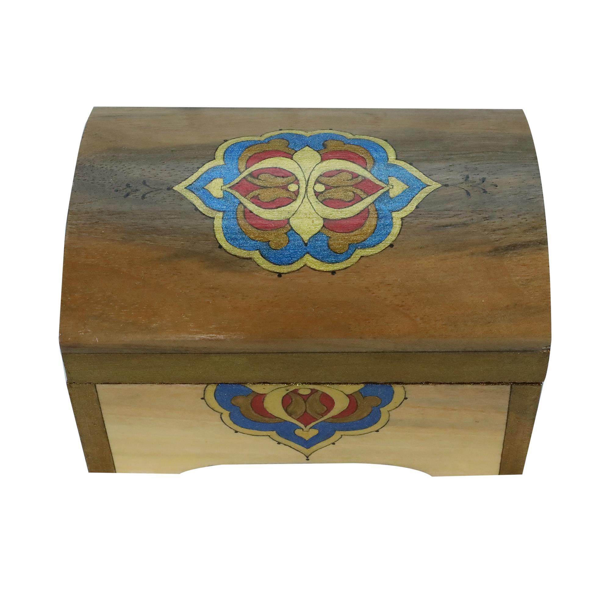 e38 EL İŞÇİLİĞİ EDİRNEKÂRİ DİKDÖRTGEN KUTU 12* 7 cm - 5535