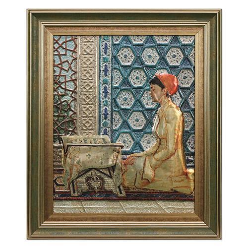 e38 EL İŞÇİLİĞİ FOLYO KABARTMA TABLO 60*58 cm - 5703