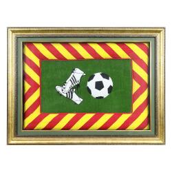 HAND CRAFTED KAYSERİSPOR FOOTBALL BALL TABLE 79*53 cm - 5858 - e38