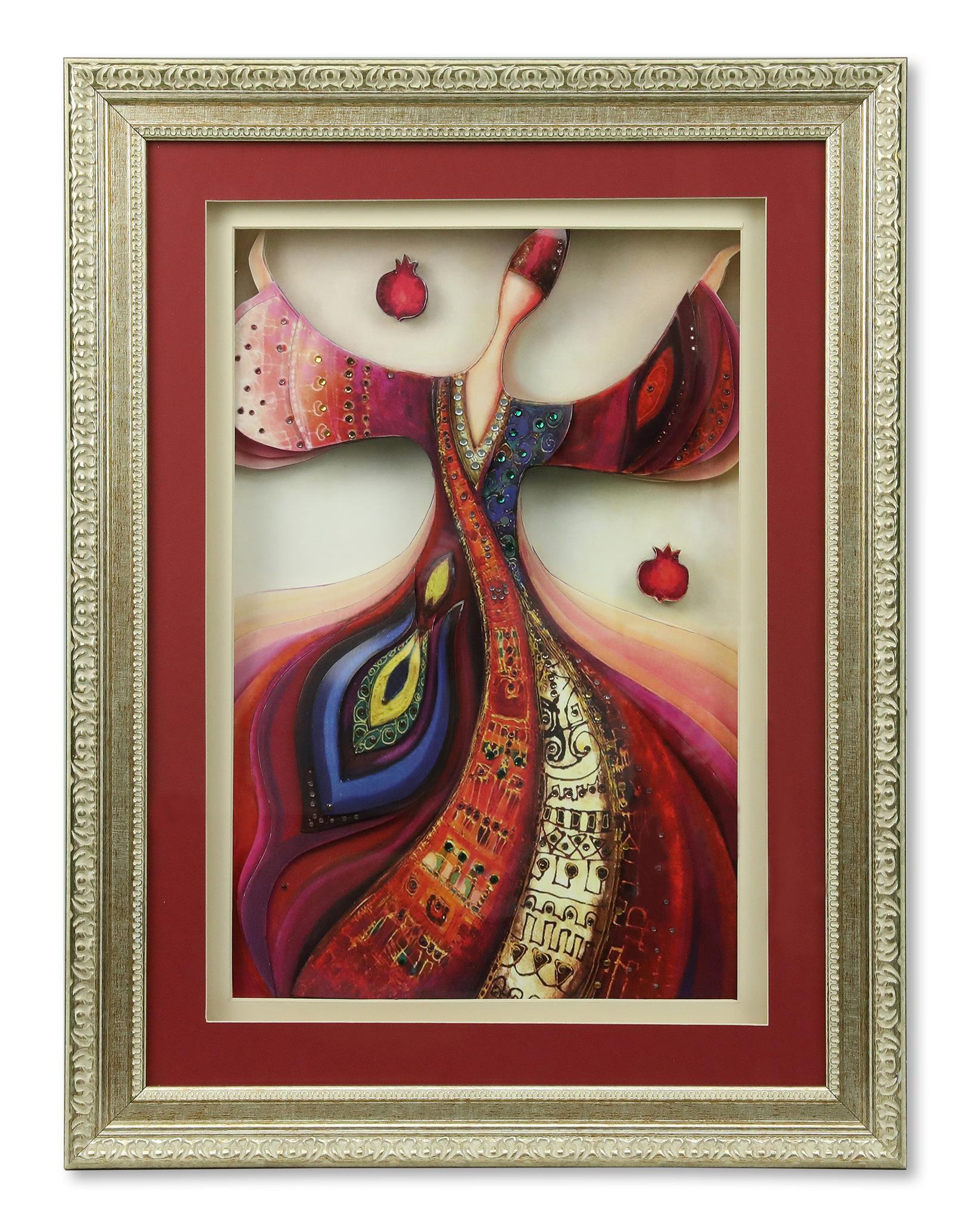 e38 EL İŞÇİLİĞİ KAĞIT RÖLYEF TABLO 63 * 48 cm - Ü000427