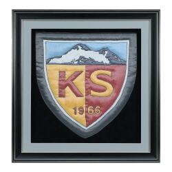 صناعة يدوية KAYSERISPOR COMBAT تحت طلاء تقنية التطريز التول 73 * 70 سم - 5851 - e38