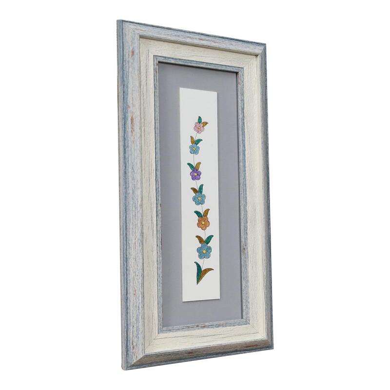 لوحة فنية مائية مصنوعة يدويًا e38، مقاس 16×33 سم - 6216 - 2