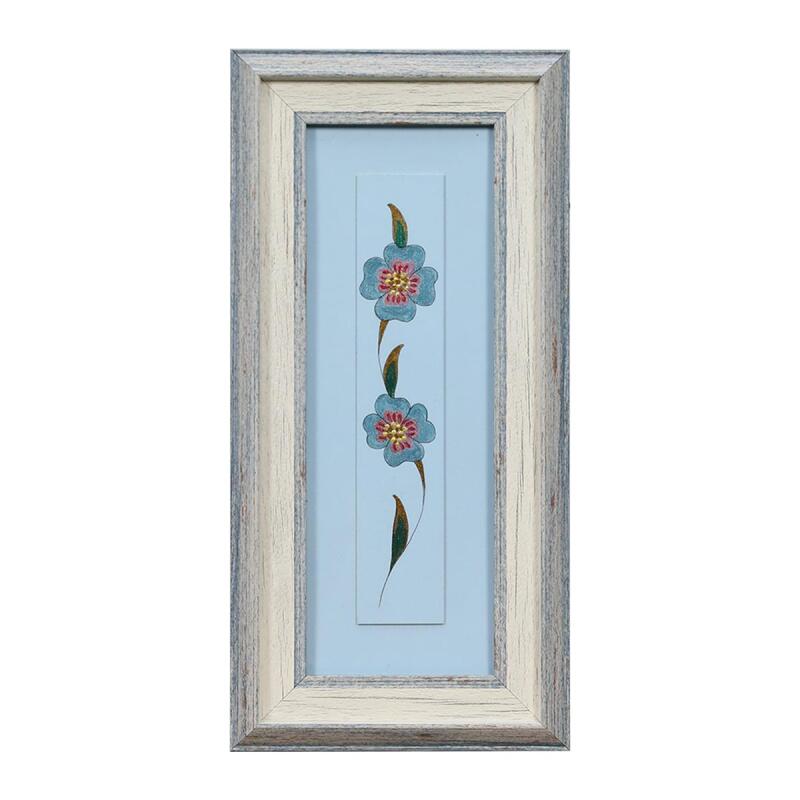 لوحة فنية مائية يدوية الصنع e38، 16×32 سم - 6215 - 1