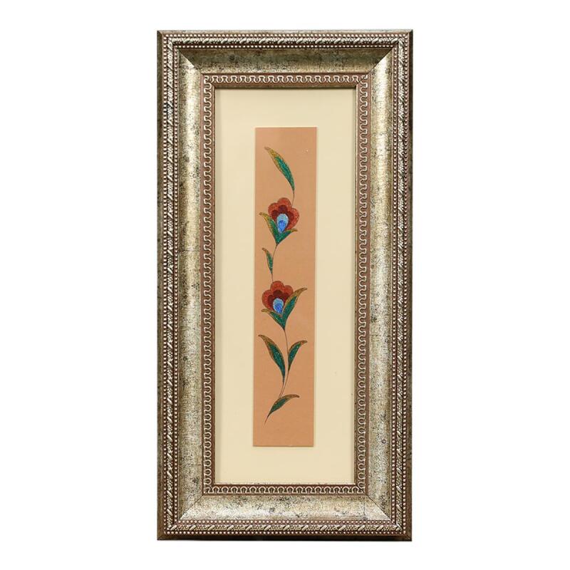 لوحة فنية مائية يدوية الصنع e38، 17×33 سم - 6207 - 1