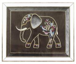 e38 EL İŞÇİLİĞİ MARAŞ İŞİ FİL TABLO 81*66 cm - 4940 - e38