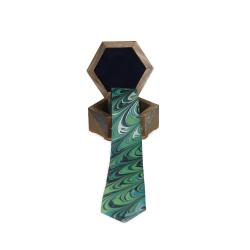 e38 MEN'S COLORED MARBLING TIE - e38