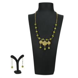 NECKLACE AND EARRINGS - e38
