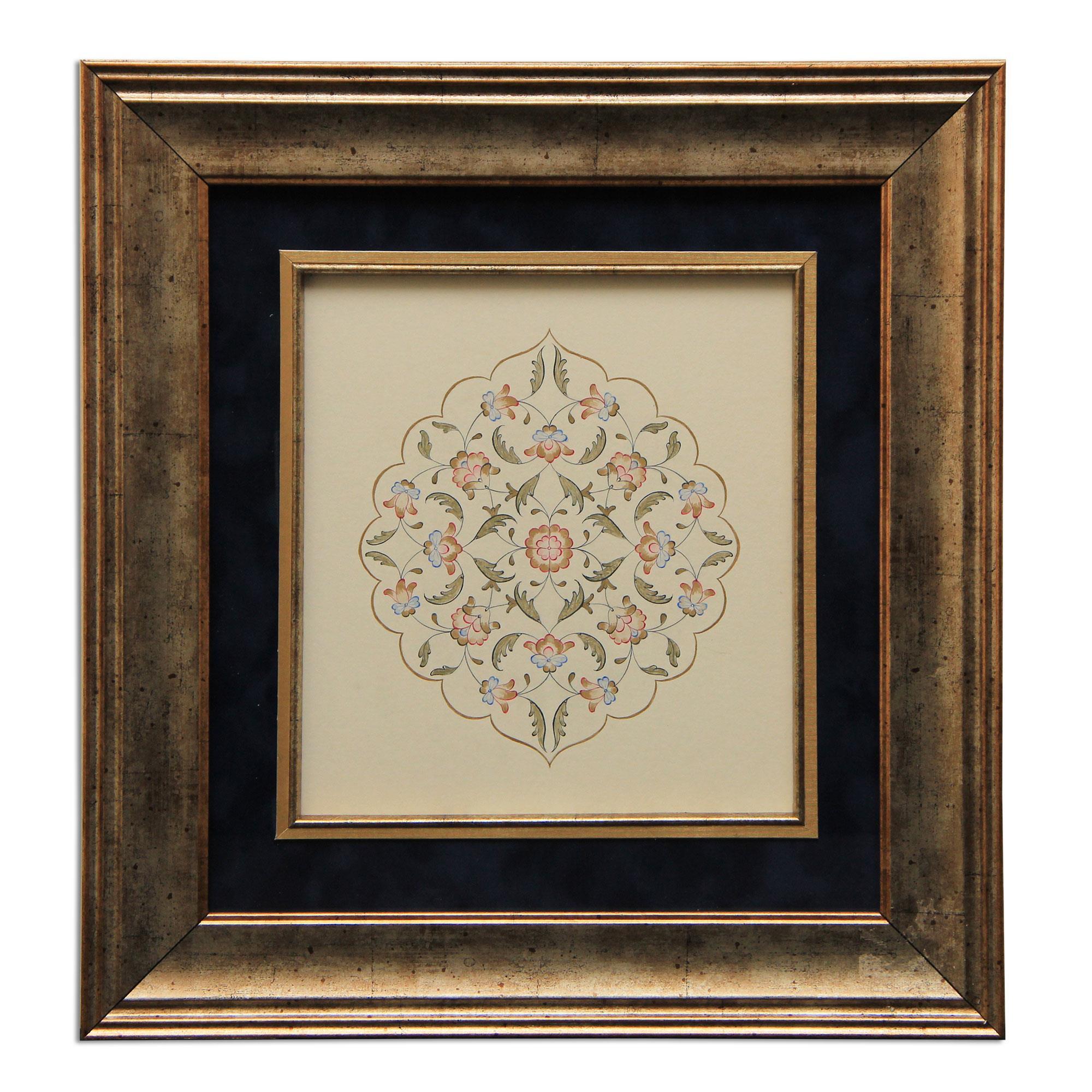 e38 EL İŞÇİLİĞİ RENKLİ HALKAR TABLO 41 * 39 cm - 2718
