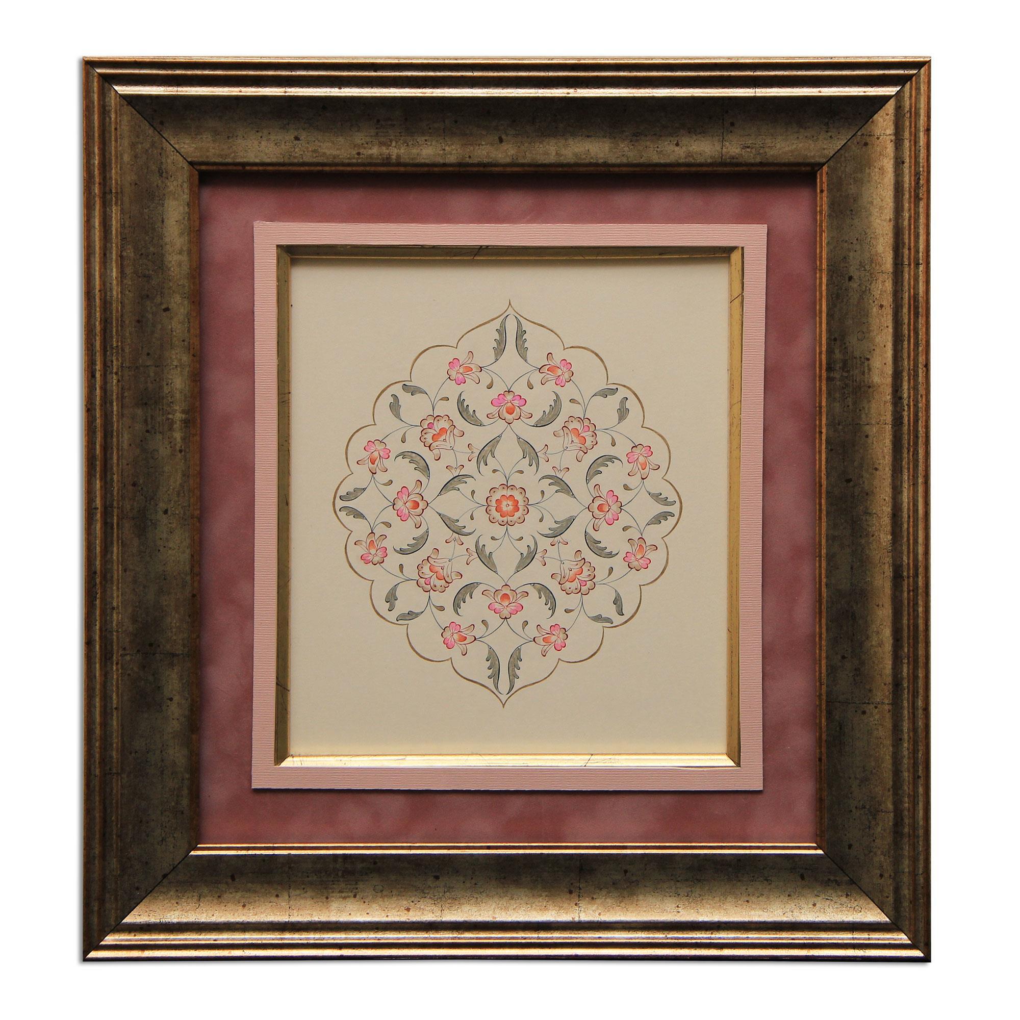 e38 EL İŞÇİLİĞİ RENKLİ HALKAR TABLO 41 * 39 cm - 2721