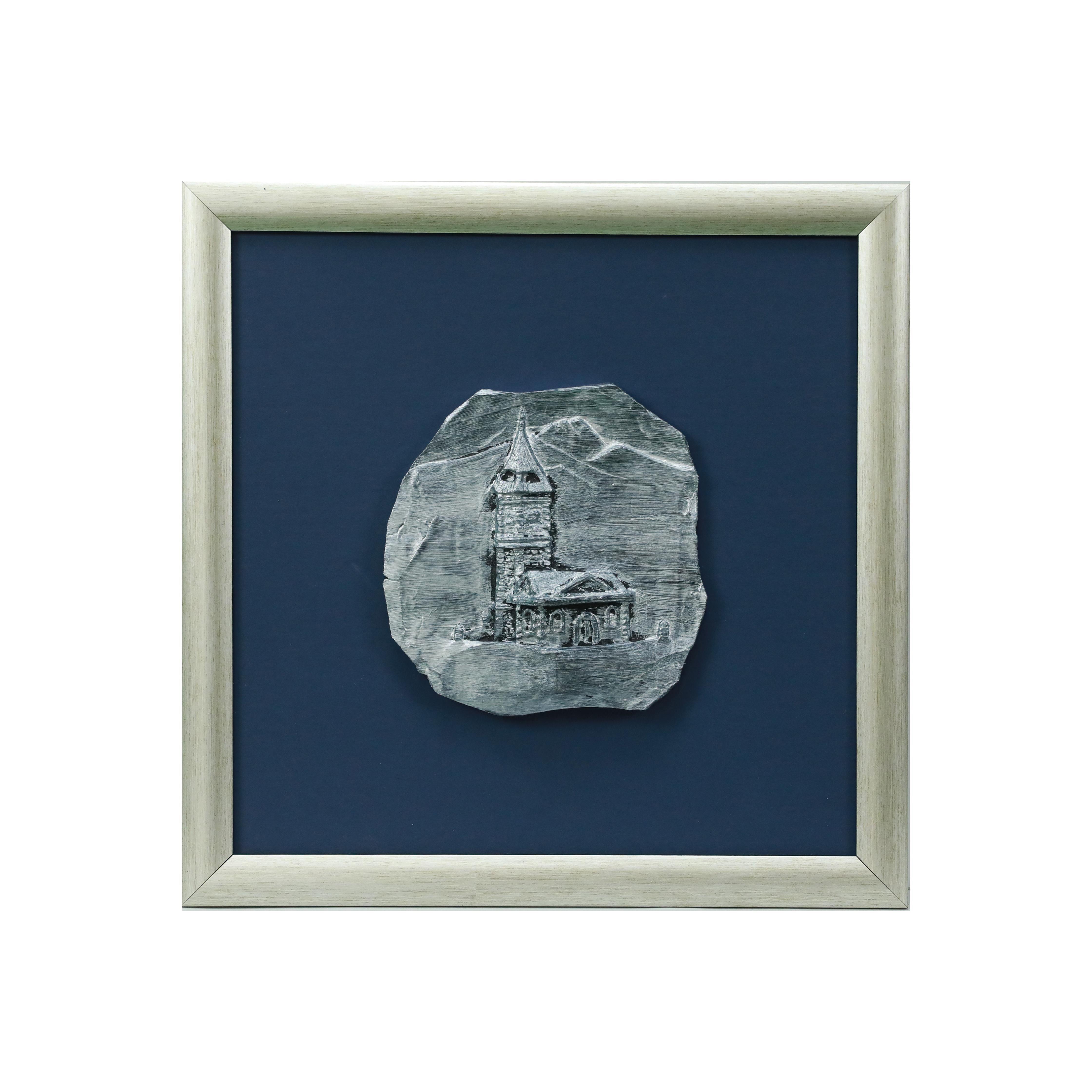 e38 EL İŞÇİLİĞİ RÖLYEF SAAT KULESİ 32*32 cm - 5609