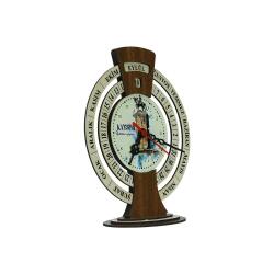 e38 KAYSERİ ATATÜRK HEYKELİ TAKVİMLİ MASA SAATİ 25x20 cm- 6012 - 2