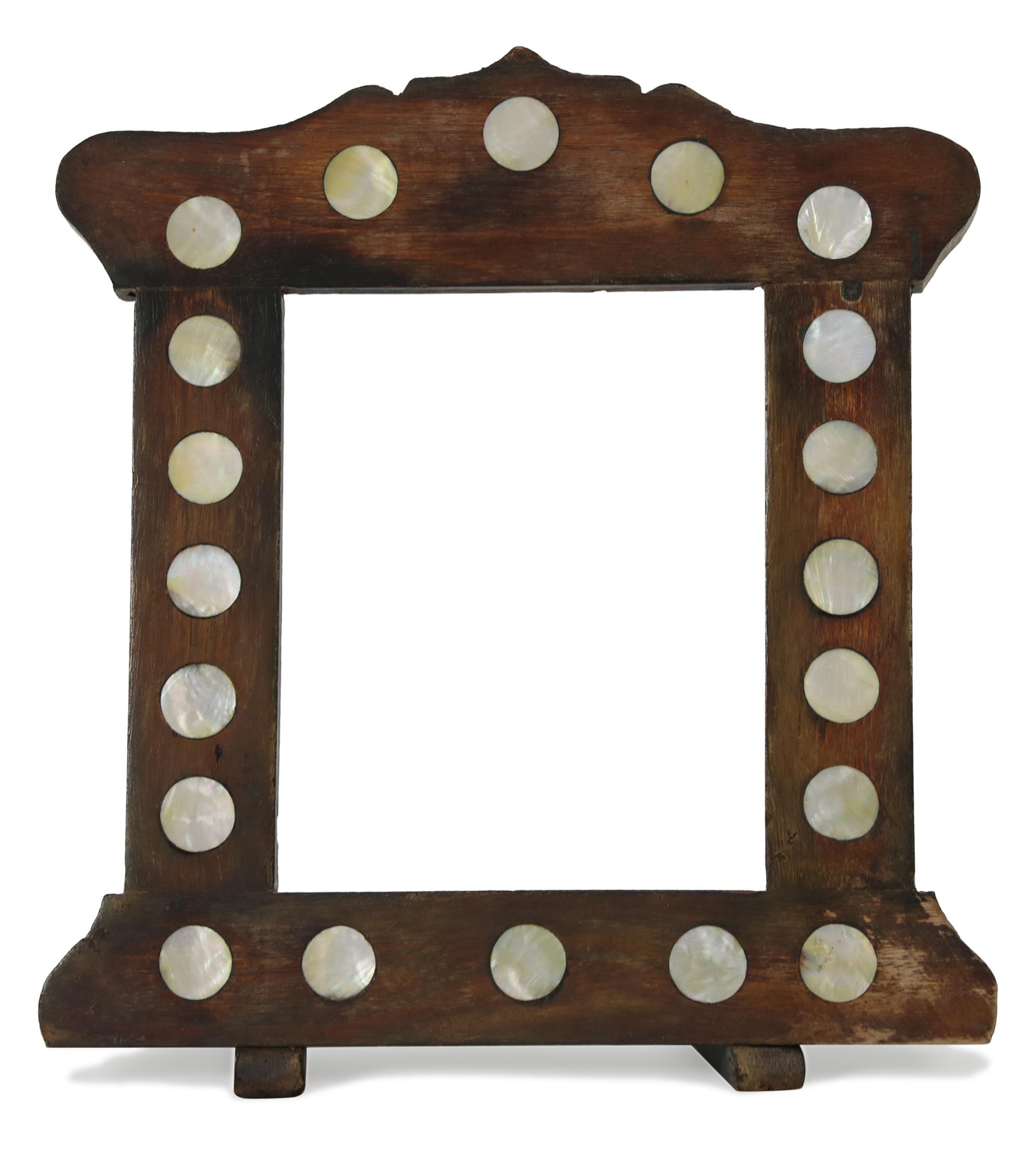 e38 EL İŞÇİLİĞİ SEDEF KAKMA  ÇERÇEVE 24*18 cm - 913