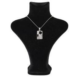 SILVER NECKLACE - e38