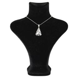 رأس قلادة فضية -4499 - e38