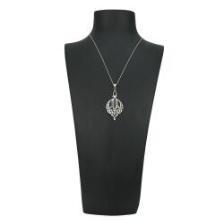 رأس قلادة فضية -5253 - e38