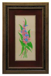 e38 EL İŞÇİLİĞİ ŞÜKUFE TEZHİP TABLO 41 * 27 cm - 1349 - e38