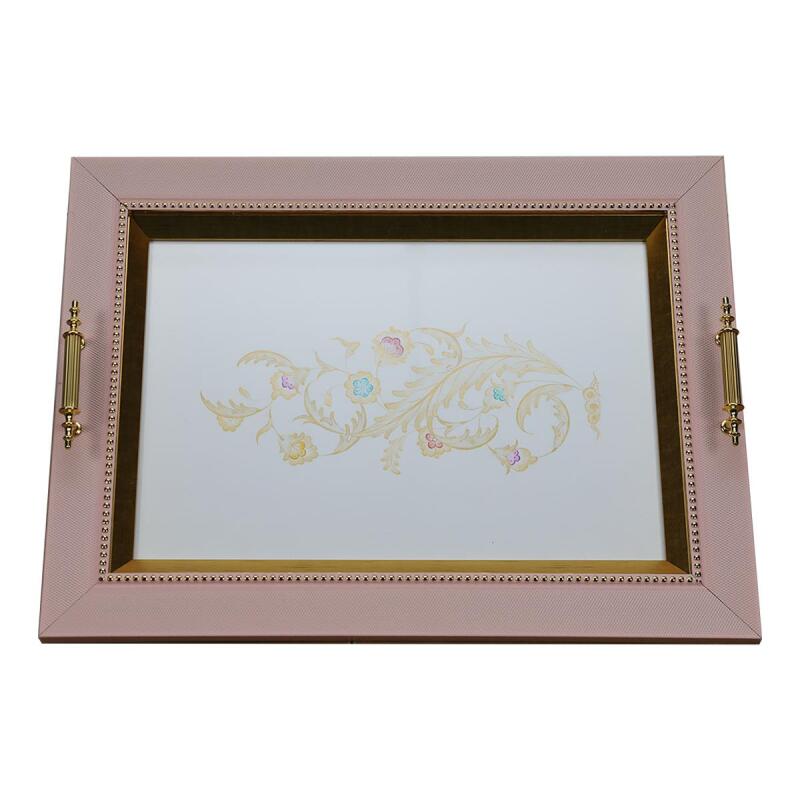 صينية ألوان مائية سازيولو من صناعة يدوية e38، 35×48 سم - 6222 - 2