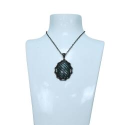 e38 EL İŞÇİLİĞİ TEL KIRMA KOLYE-5797 - e38