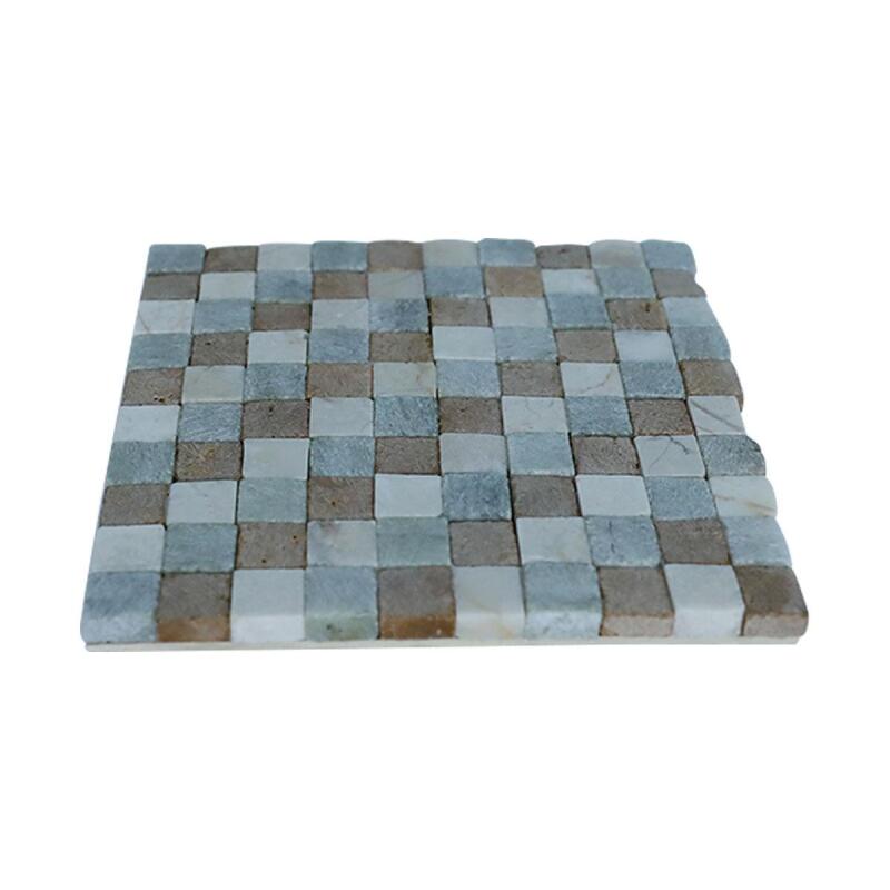 e38 EL İŞÇİLİĞİ MOZAİK BARDAK ALTLIK 10*10 cm - 5749 - 2