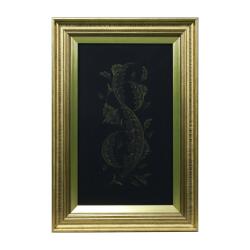 e38 EL İŞÇİLİĞİ TEZHİP TABLO 47*32 cm - 5592 - e38