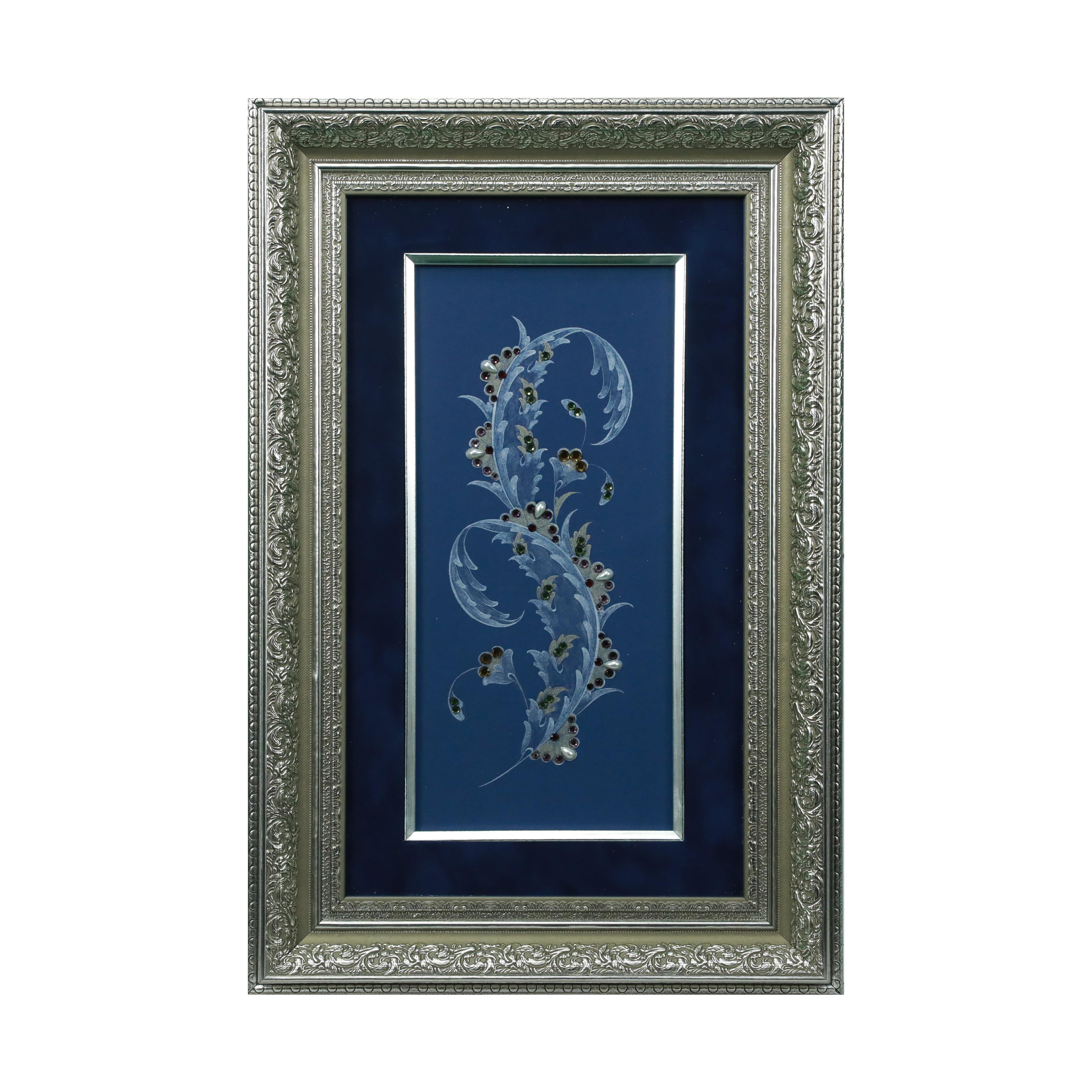 e38 EL İŞÇİLİĞİ TEZHİP TABLO 52*34 cm - 5593