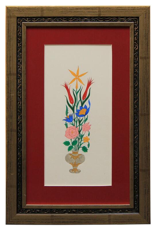 e38 EL İŞÇİLİĞİ VAZOLU BUKET - 41*27 cm - 1797 - 1