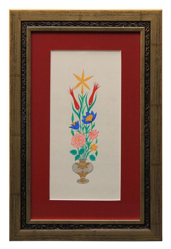e38 EL İŞÇİLİĞİ VAZOLU BUKET 41*28 cm - 1799 - 1